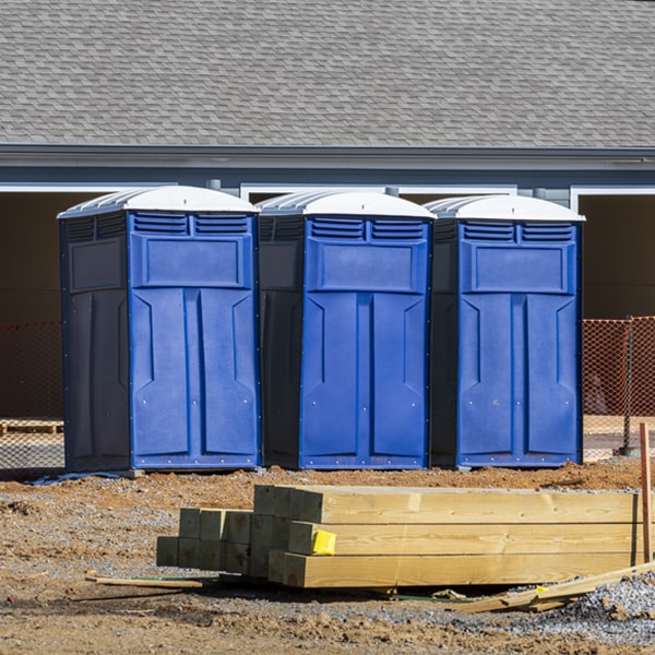 how do you dispose of waste after the porta potties have been emptied in Garden Home-Whitford